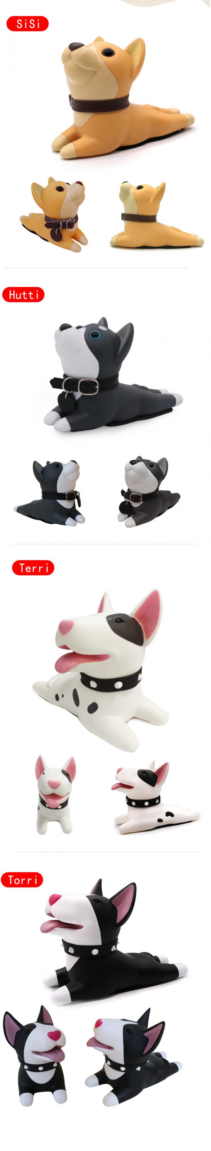 Non Phthalate PVC Door Stopper doggy for kid Toys ISO9001 BSCI certification 1