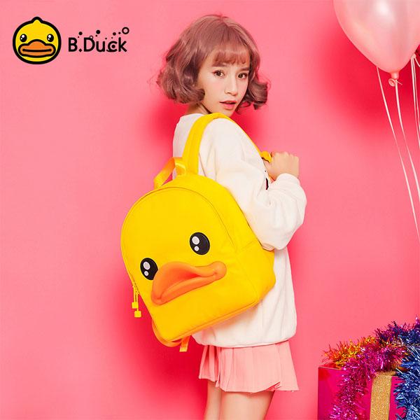B. Duck 3D Cute Backpack Bag For Kids BSCI ISO9001 Certification 0