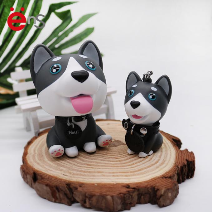 ODM OEM Bobble Head Dog , Dolls For Car Dashboard Non phthalate pvc Material 1