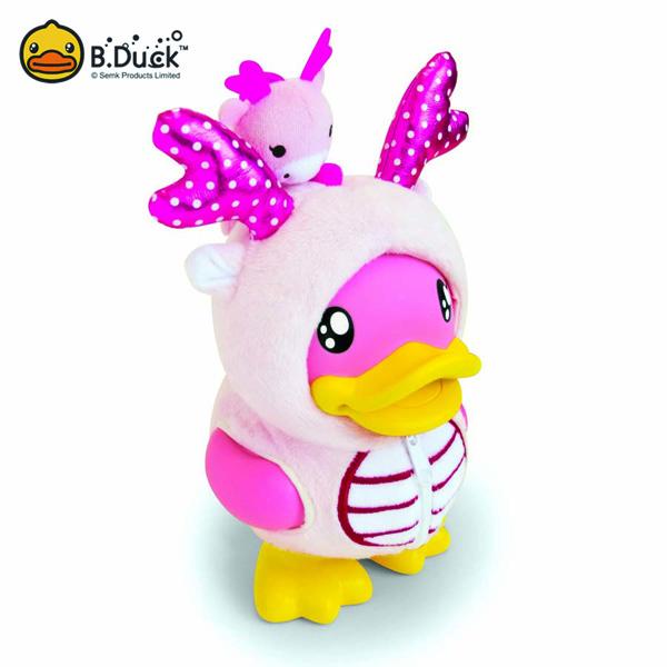 B.Duck Plastic Piggy Bank Toy , Duck Money Box 16cm Height Pvc Material 1