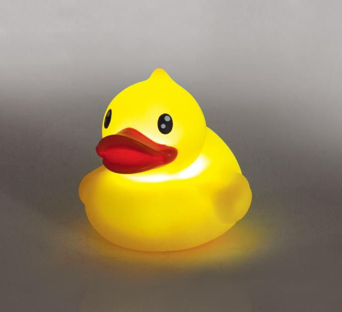 Bath Floating Rubber Duck Toy 5.8cm Height  With LED Light B Duck 0