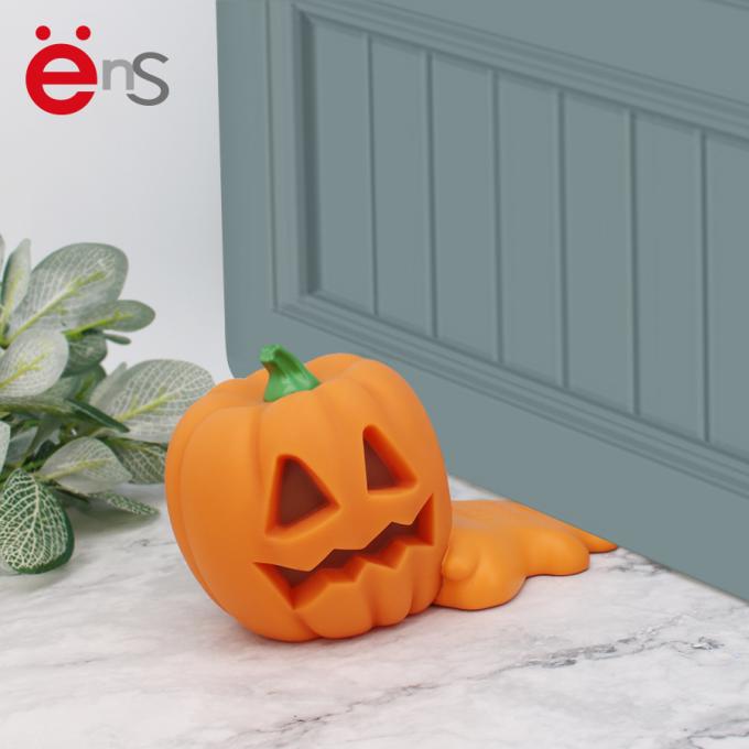 Halloween Pumpkin PVC Door Stopper Unbreakable Non phthalate Material 2