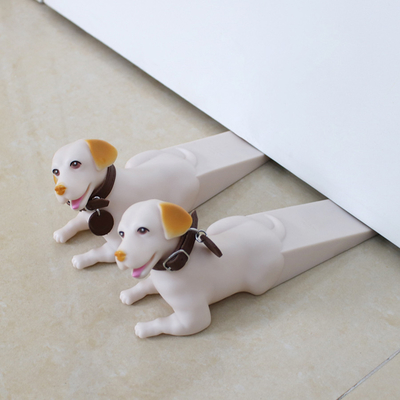 buy Non Phthalate PVC ABS Dog Door Stopper Decorative Animal Doorstop Door Wedge online manufacturer