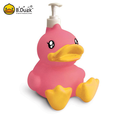 Duck Shape PVC Plastic Toys For Soap Dispenser Non Phthalate PVC PP Material