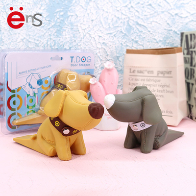 Good price Plastic PVC Door Stopper Dog Shaped 14×6.5×10cm Size ABS PU Material online