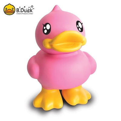 16 Cm Height B Duck Money Box , Colorful PVC Piggy Bank Duck Shaped