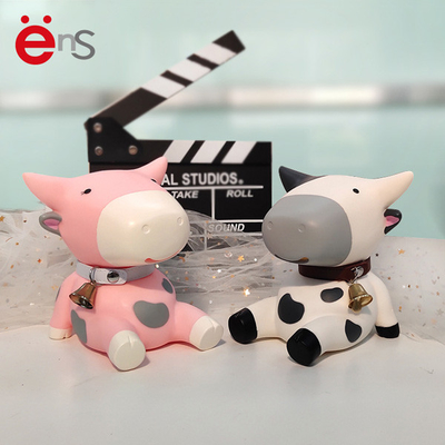 buy 3D Vinyl Plastic Piggy Bank Toy Cow Shape For Kids 15×14.5×16cm Size online manufacturer