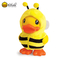 Custom OEM Vinyl Money Saving Box For Kids Cute Yellow Design 3D PVC Moneybox Piggy Bank
