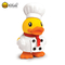 Wholesale Promotional Custom Personalized Kids Safe Plastic PVC Duck Shape Coin Slot Piggy bank