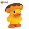 Wholesale Promotional Custom Personalized Kids Safe Plastic PVC Duck Shape Coin Slot Piggy bank