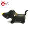 Black Dog Plastic Piggy Bank Toy Non Phthalate Pvc ABS Pu Material