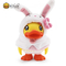 B.Duck Duck Plastic Piggy Bank Toy With Costume 11.5×11.5×16cm