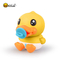 Duck Shape Plastic Piggy Bank Toy Pink Yellow color For Baby OEM ODM