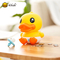 Duck Shape Plastic Piggy Bank Toy Pink Yellow color For Baby OEM ODM