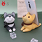 Decorative Ainimal PVC Plastic Toys For Phone Ipad Stand ISO Certicate