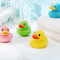 Vinyl Rubber Duck Toy For Baby Bath With 5.8cm 7.5cm 10cm Size OEM