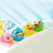 Vinyl Rubber Duck Toy For Baby Bath With 5.8cm 7.5cm 10cm Size OEM