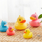 Vinyl Rubber Duck Toy For Baby Bath With 5.8cm 7.5cm 10cm Size OEM