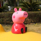 PVC Animal Pig Coin Bank , 6.2 inch ×4 inch Plastic Piggy Bank for Saving Money