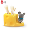 Cartoon Plastic Pencil Holder For Desk Multi Function EN71 ASTM CPSIA Certificate